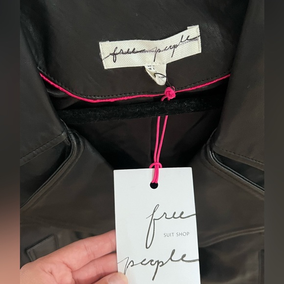 Free People "Modern Chemistry" Leather Jacket - Picture 5 of 8